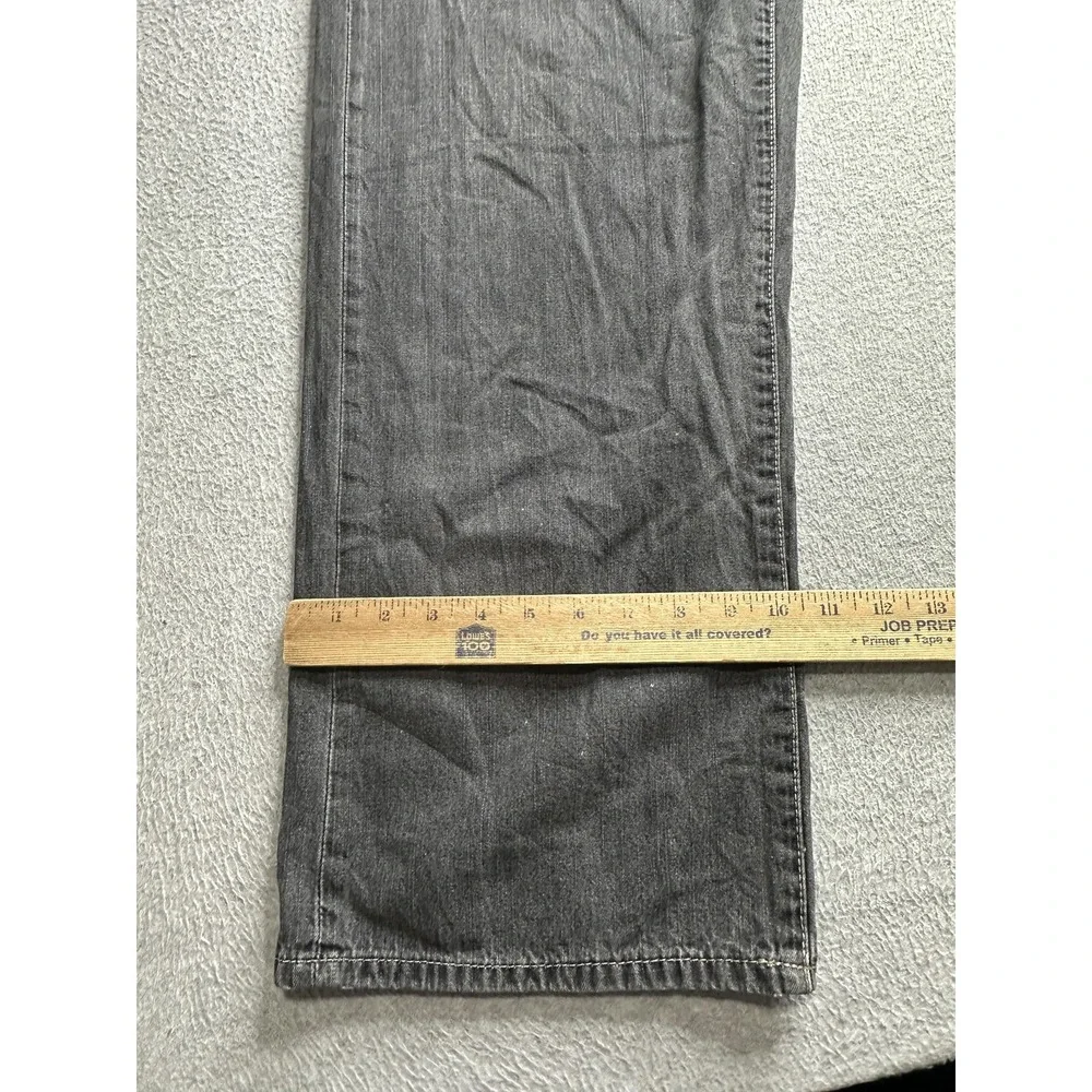 VTG Nautica Jeans Company Jeans Mens 36x32‎ Gray Denim Straight Leg Paint Marks